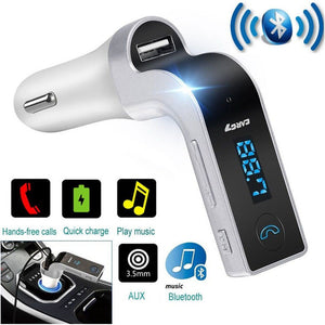 Car G7 transmissor wireless Bluetooth e carregador veicular