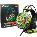 Fone de Ouvido Headphone Headset Gamer com Led (USB + 2 P2) LC-827 - Xtrad