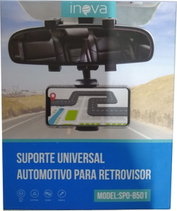 Suporte Veicular para Celular Espelho Retrovisor de Carro SPO-8501